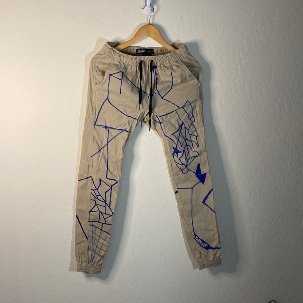 ONE OF ONE TAN JOGGERS